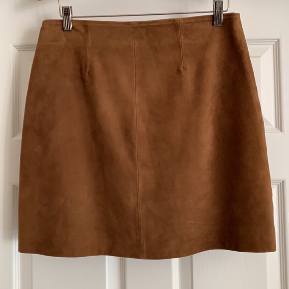 Sen suede skirt, full front zip. - Picture 2 of 5